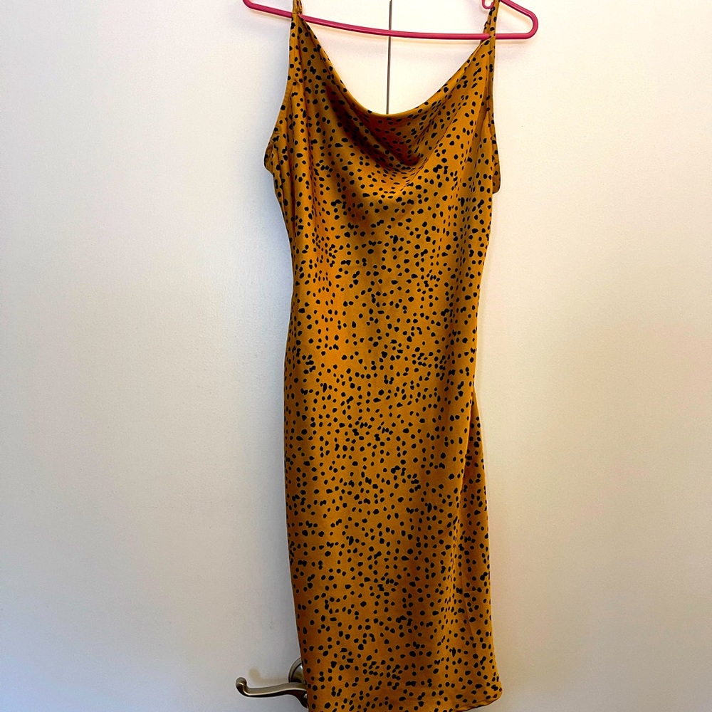 Tan mini dress